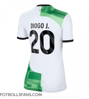 Liverpool Diogo Jota #20 Replika Bortatröja Damer 2023-24 Kortärmad